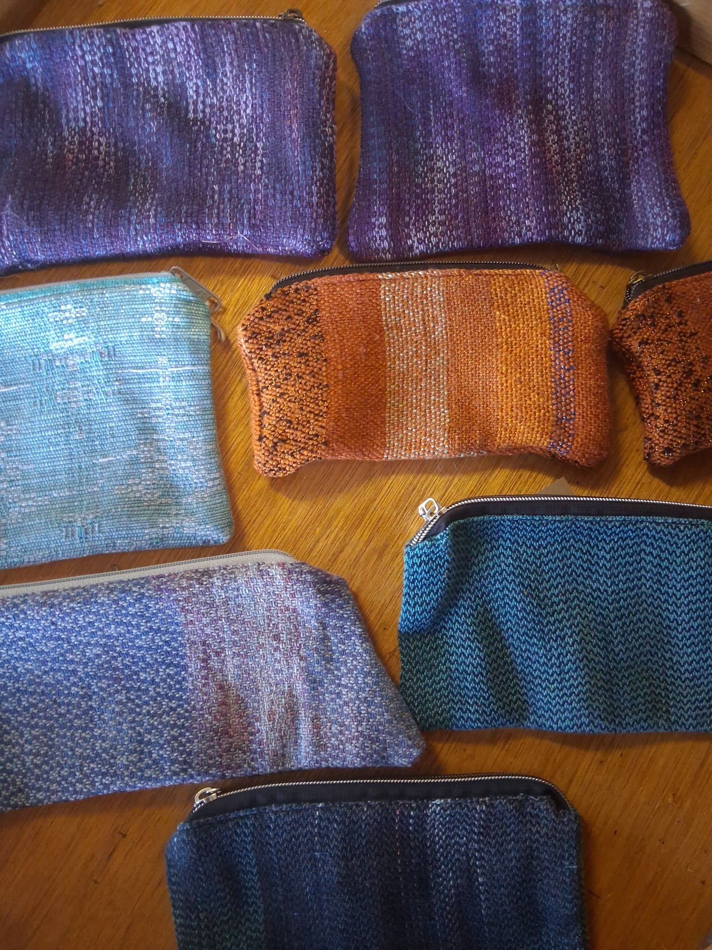 Handwoven Zipper Pouch-Medium