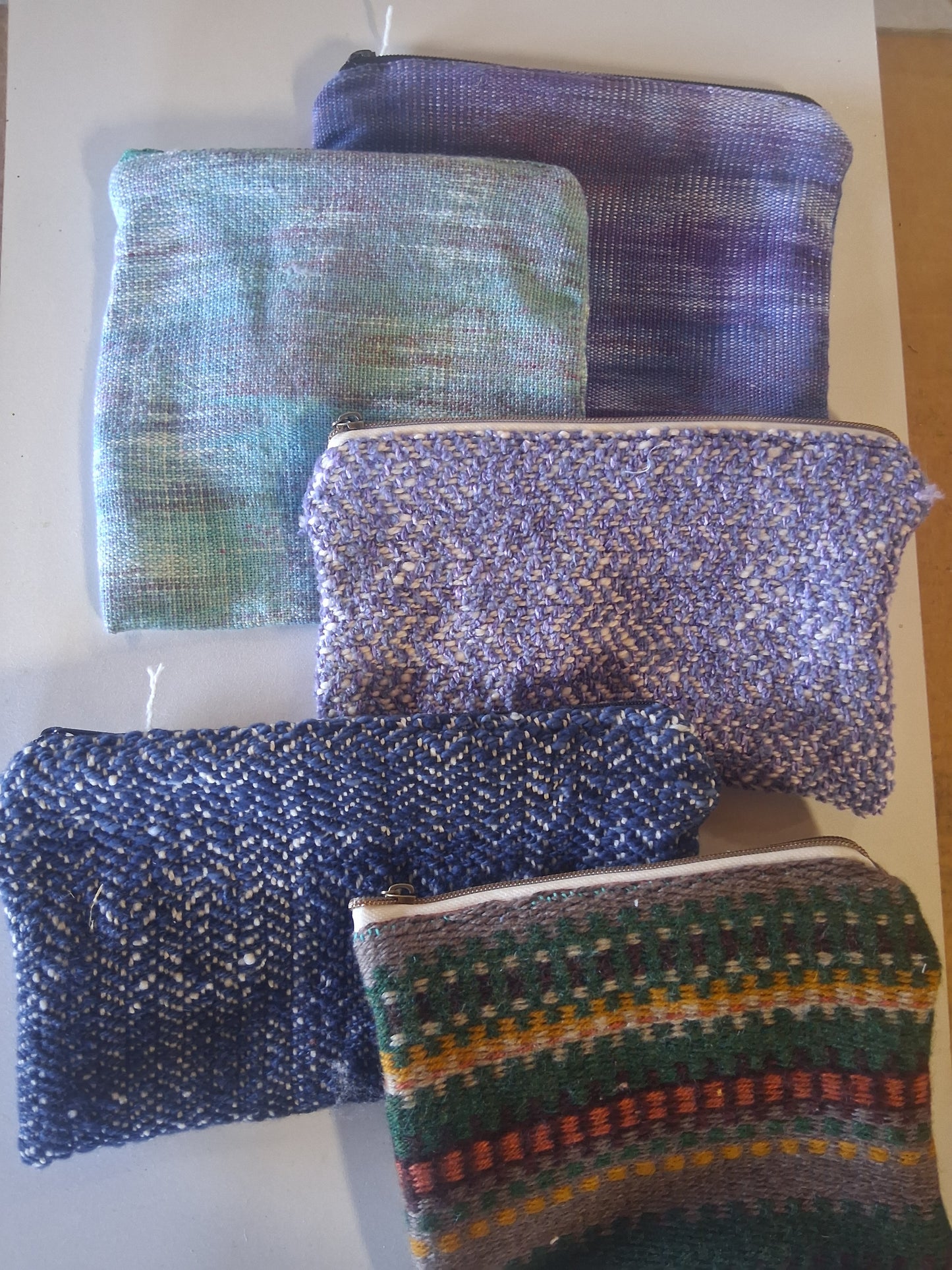 Handwoven Zipper Pouch- Large