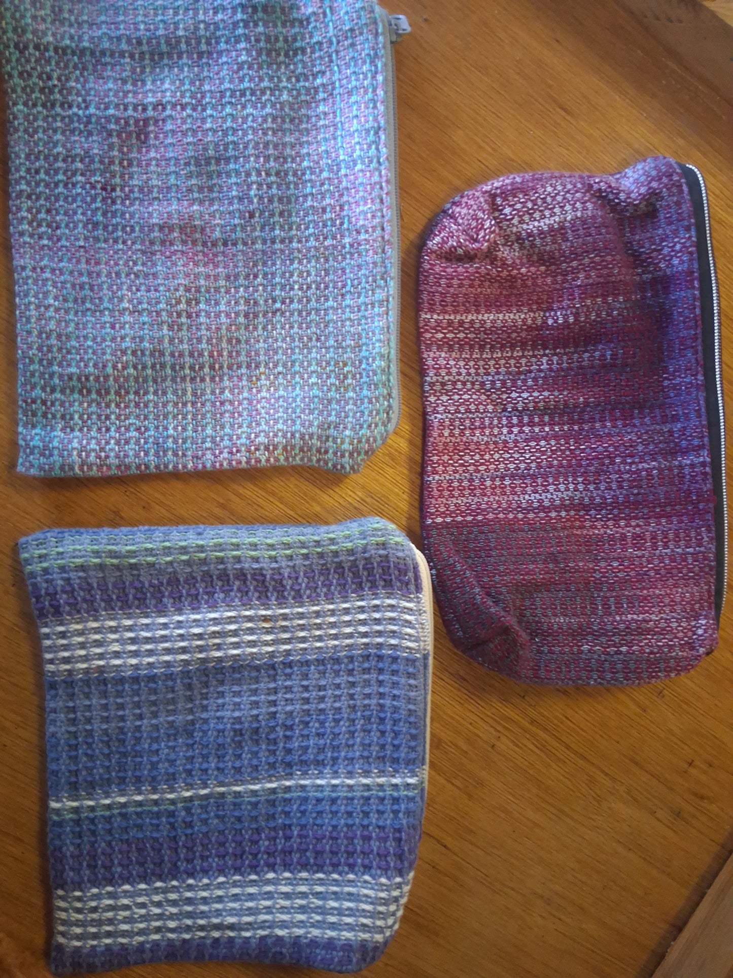 Handwoven Zipper Pouch- Large
